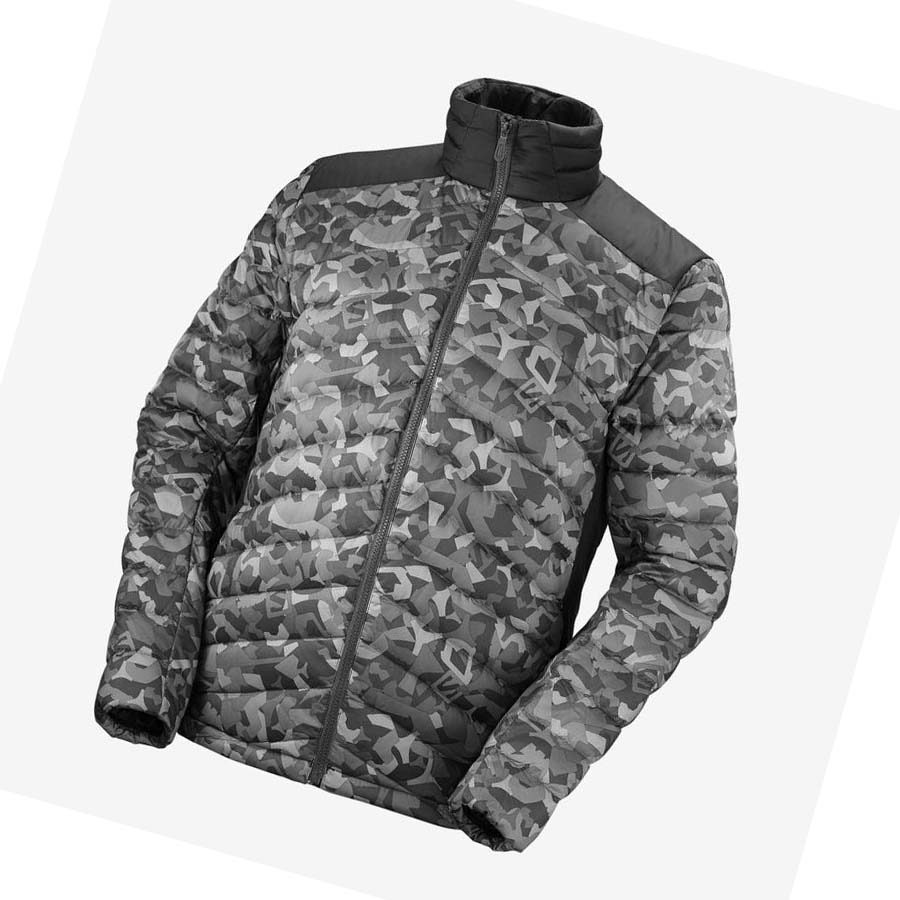 Salomon ESSENTIAL XWARM DOWN INSULATED Erkek Ceket Beyaz Siyah | TR 3311GSO